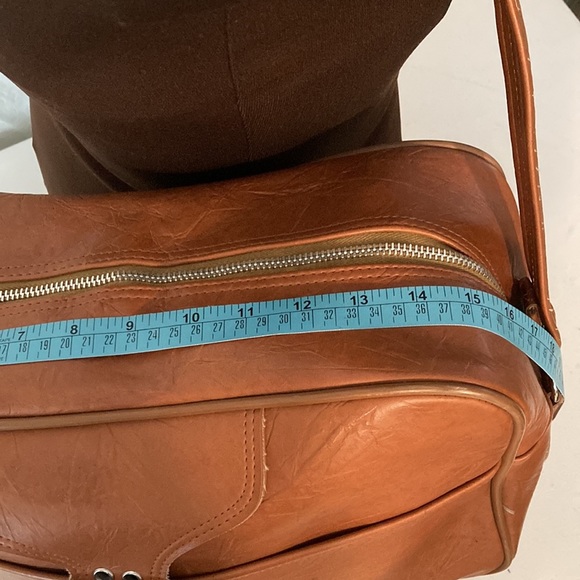 Unbranded Travel Tote Purse Silver Buckle Close and Luggage Tag made in Korea - Picture 8 of 16